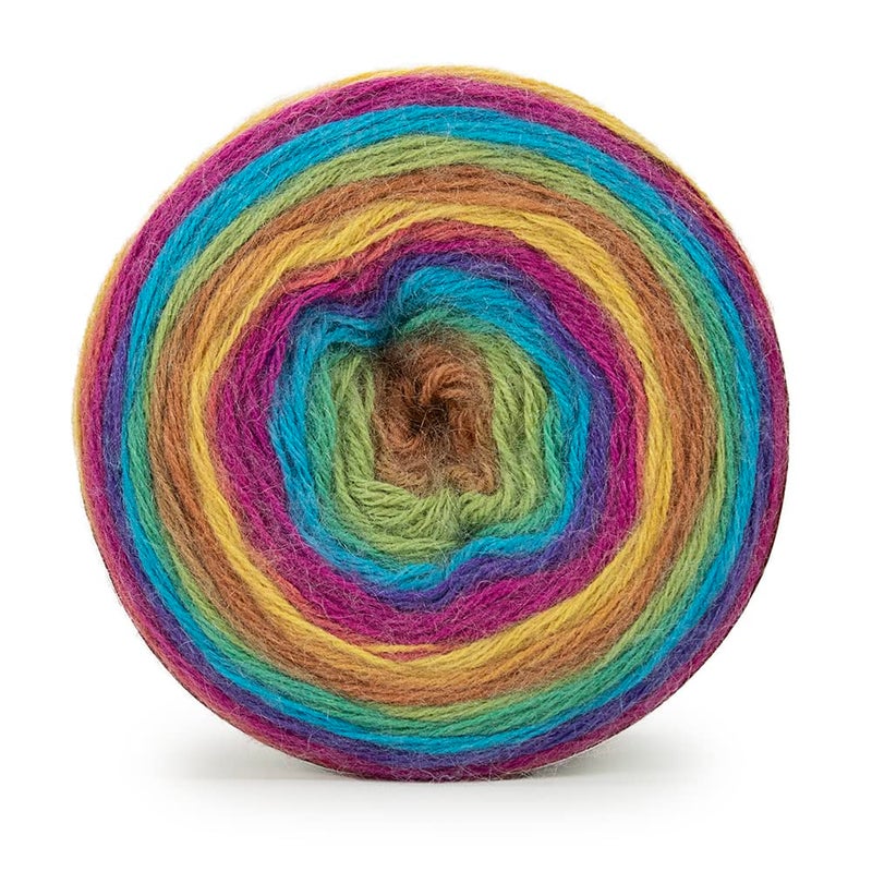 Heartbeats Shawlie Is A Premium Tri Blend Of Mohair, Wool & Acrylic. Pack Of 1 Ball - 150Gm.(Shl010), Multicolor - Image 2