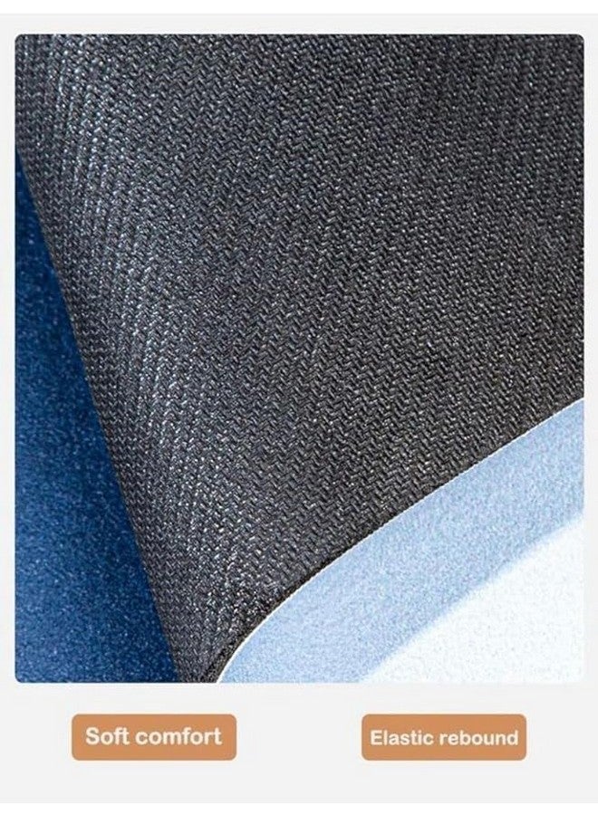 Home-Cloud مجموعة سجادات المطبخ المضادة للإرهاق HomeCloud 2 قطعة سجادات مطبخ غير قابلة للانزلاق للسقف سجادات ومفارش مطبخ مريحة مقاومة للماء للوقوف في المطبخ (ملعقة_سكين_أخضر) - Image 4