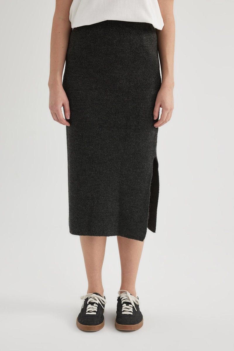 DeFacto Woman Slit Knitwear Midi Skirt  - Image 1