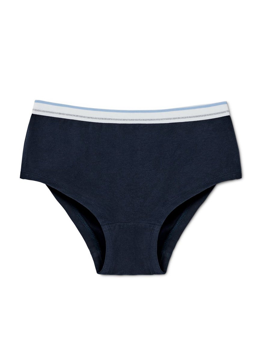 Tchibo Kids Girl 3 Pieces Plain Panty, Red  - Image 2