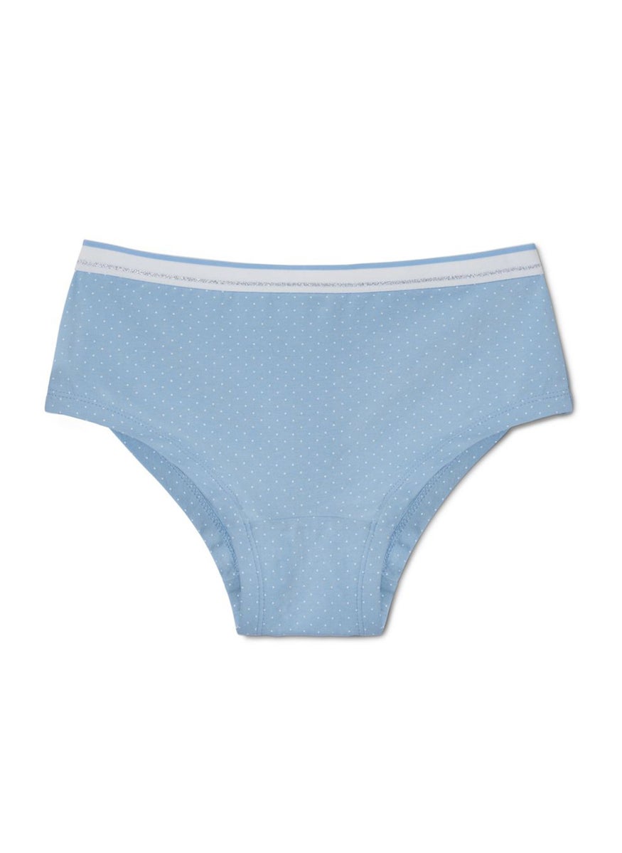 Tchibo Kids Girl 3 Pieces Plain Panty, Red  - Image 3