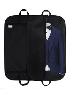 40" Suit Bags for Closet Storage and Travel, Waterproof Garment Cover Travel Bag with Handles, Gusseted Hanging Garment Bags for Men Suit Cover With Handles for Clothes, Coats, Jackets, Shirts 2PCS
