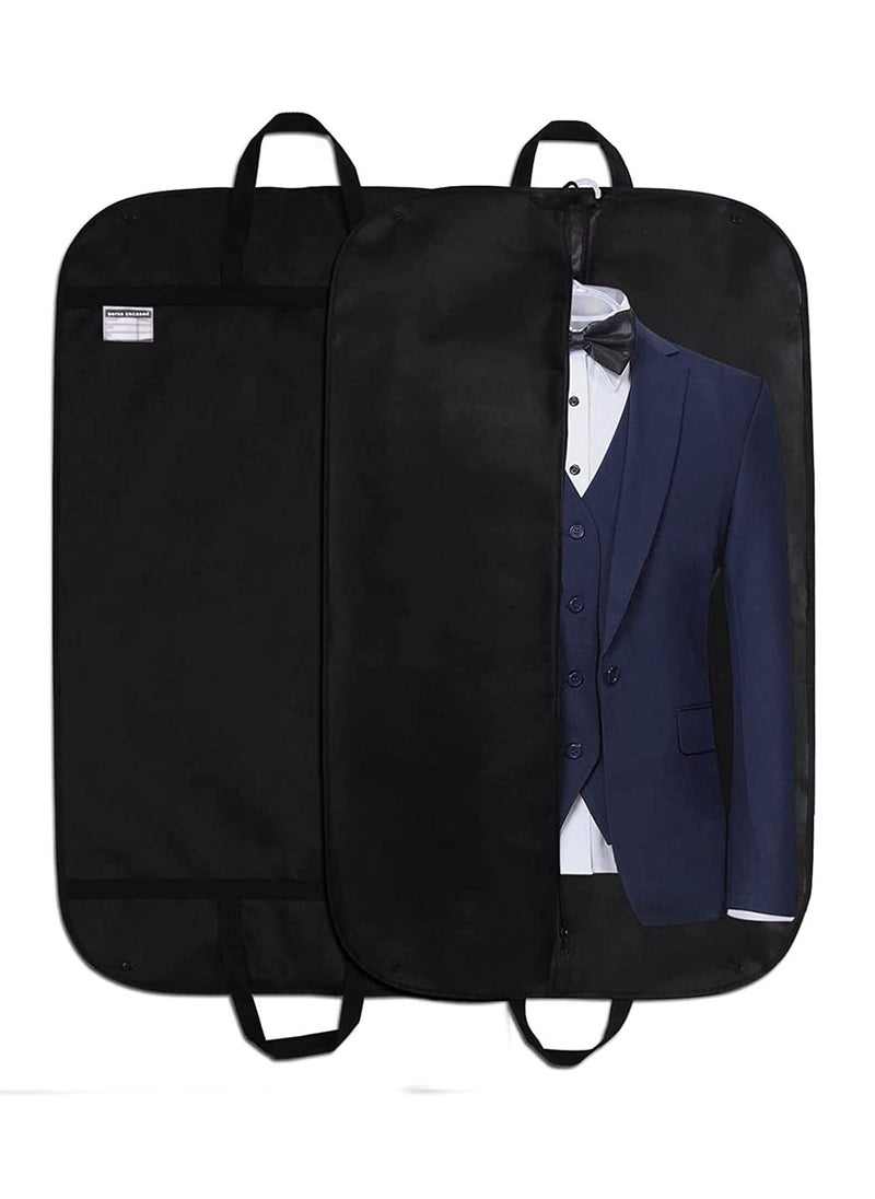 Excefore - 40" Suit Bags for Closet Storage and Travel, Waterproof Garment Cover Travel Bag with Handles, Gusseted Hanging Garment Bags for Men Suit Cover With Handles for Clothes, Coats, Jackets, Shirts 2PCS - Image 1
