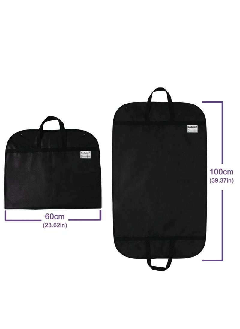 Excefore - 40" Suit Bags for Closet Storage and Travel, Waterproof Garment Cover Travel Bag with Handles, Gusseted Hanging Garment Bags for Men Suit Cover With Handles for Clothes, Coats, Jackets, Shirts 2PCS - Image 1