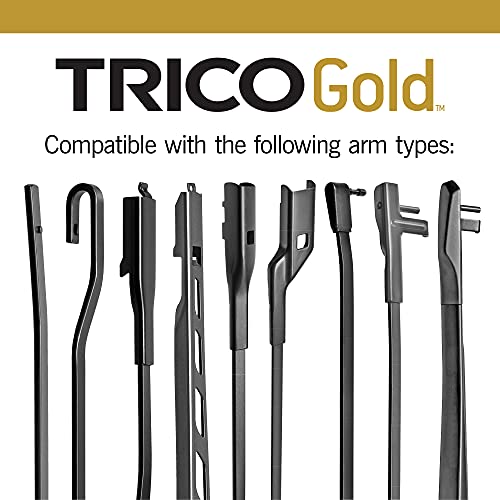 TRICO Gold 24" + 18" Premium Automotive Replacement Windshield Wiper Blades (Set of 2), Passenger and Driver Side All-Weather Beam Wiper Blades for Select Vehicle Models - Image 4