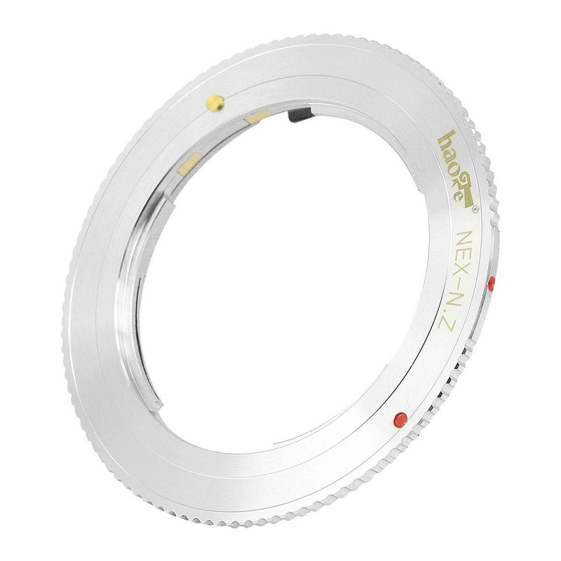 Haoge Haoge Manual Lens Mount Adapter for Sony E Mount Lens to Nikon Z Mount Mirrorless Camera Such as Z7II Z6ii Z6 Z7 Z50 - Image 4