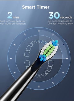 Bitvae Bitvae Electric Toothbrush for Adults - Ultrasonic Electric Toothbrushes with 6 Brush Heads ,Accepted Power Rechargeable Toothbrush with 5 Modes, Smart Timer  - Image 5