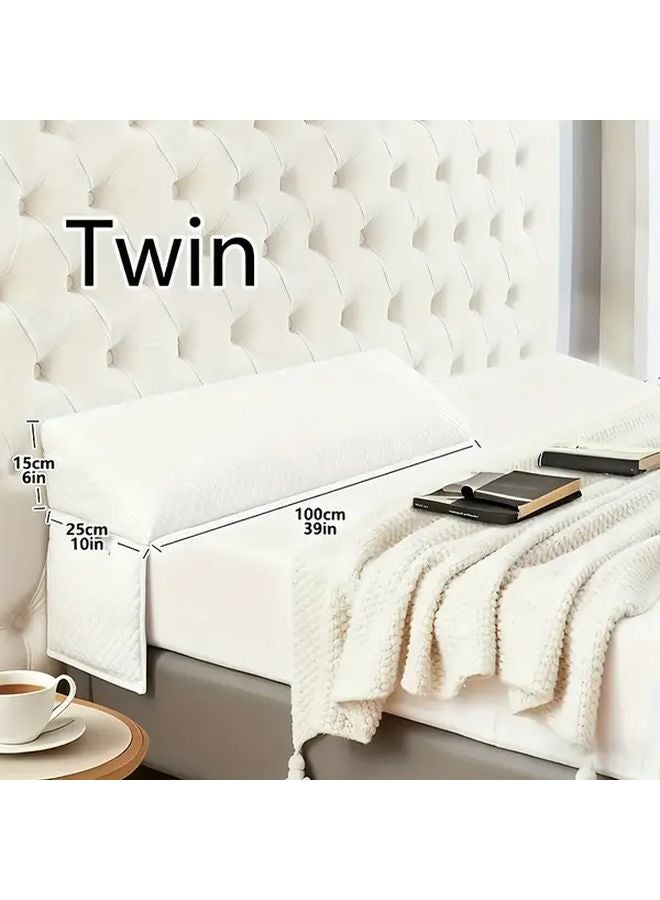 وسادة سرير بيضاء لدعم الرأس لمحاربة الشخير والسعال ودعم الظهر - Image 1