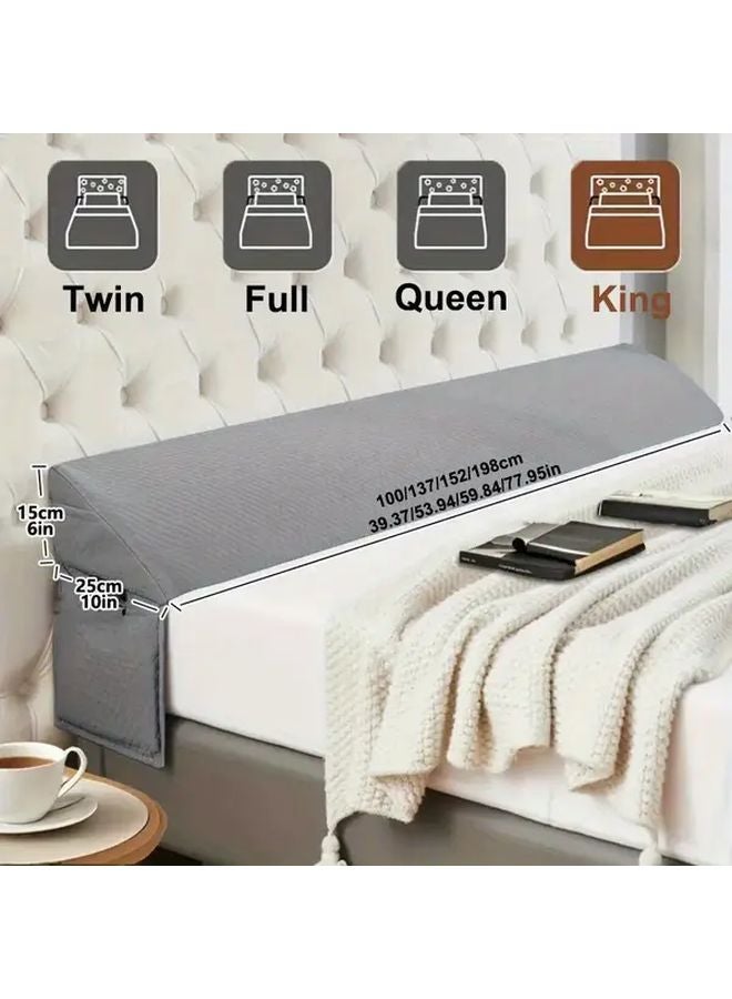 وسادة سرير بيضاء لدعم الرأس لمحاربة الشخير والسعال ودعم الظهر - Image 3