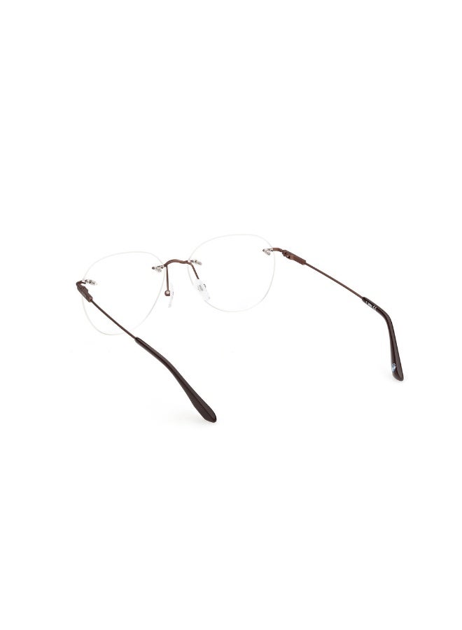 BMW Bw5067 Round Frames For Men Size 56, Matte Light Bronze - Image 3