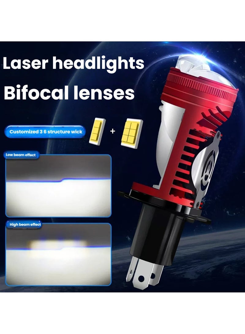 مصابيح أمامية LED عالية الطاقة فائقة السطوع عدساتها عالمية، إضاءة مركّزة عالية الإضاءة للسيارات والدراجات النارية مزدوجة الشعاع، مخصّصة للطرق الوعرة. - Image 3