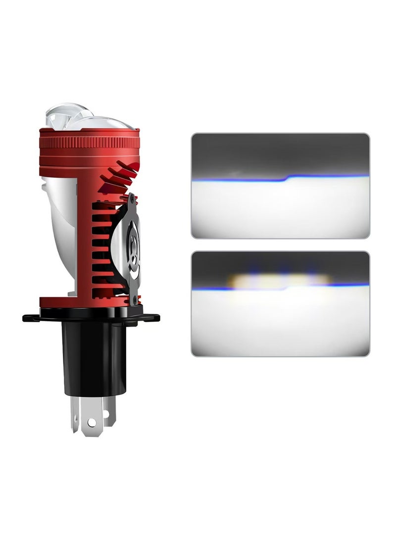 مصابيح أمامية LED عالية الطاقة فائقة السطوع عدساتها عالمية، إضاءة مركّزة عالية الإضاءة للسيارات والدراجات النارية مزدوجة الشعاع، مخصّصة للطرق الوعرة. - Image 1