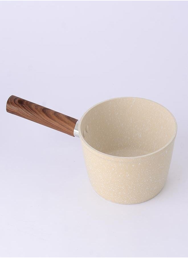 Akher el Ankoud - Granite pan with wood hand 16 cm - Image 1