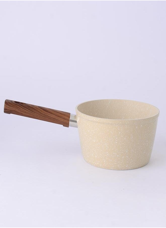 Akher el Ankoud - Granite pan with wood hand 16 cm - Image 1