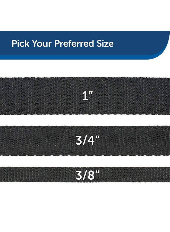 بيت سيف مقود الكلاب من النايلون من PetSafe - مقود قوي ومتين بتصميم تقليدي مع مشبك سهل الاستخدام للكلاب الصغيرة والمتوسطة والكبيرة - 3/8 بوصة × 6 أقدام، لون أسود - Image 4