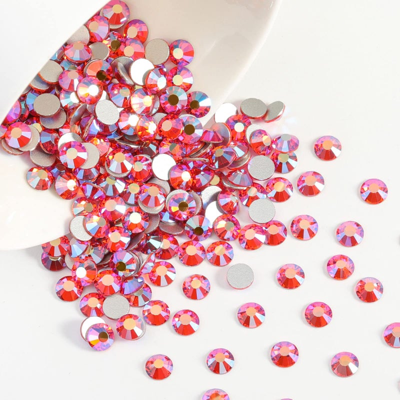 Beadsland 1440 Pieces Flat Back Crystal Rhinestones Round Gems,Hyacinth AB,SS20,4.6-4.8mm - Image 4
