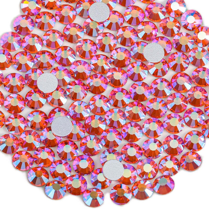 Beadsland 1440 Pieces Flat Back Crystal Rhinestones Round Gems,Hyacinth AB,SS20,4.6-4.8mm - Image 1