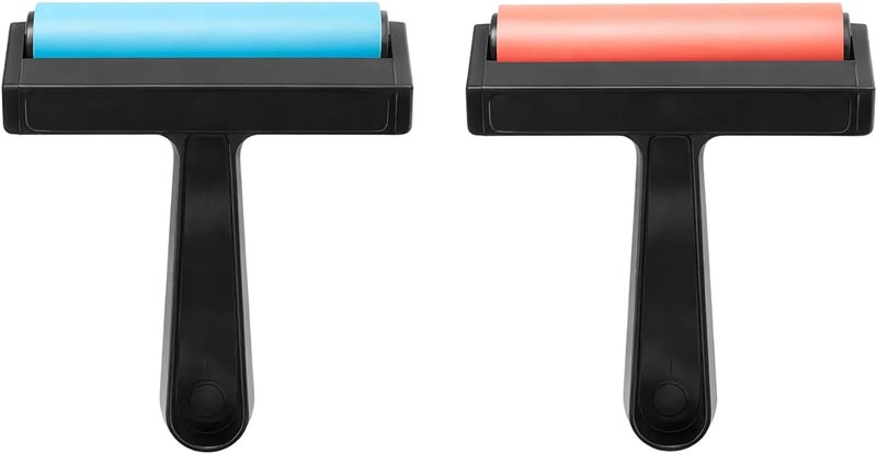 Brayer Roller for Printmaking and Block Printing with Color Designs for Students and Artists Woodcut Printing Drum - Image 4
