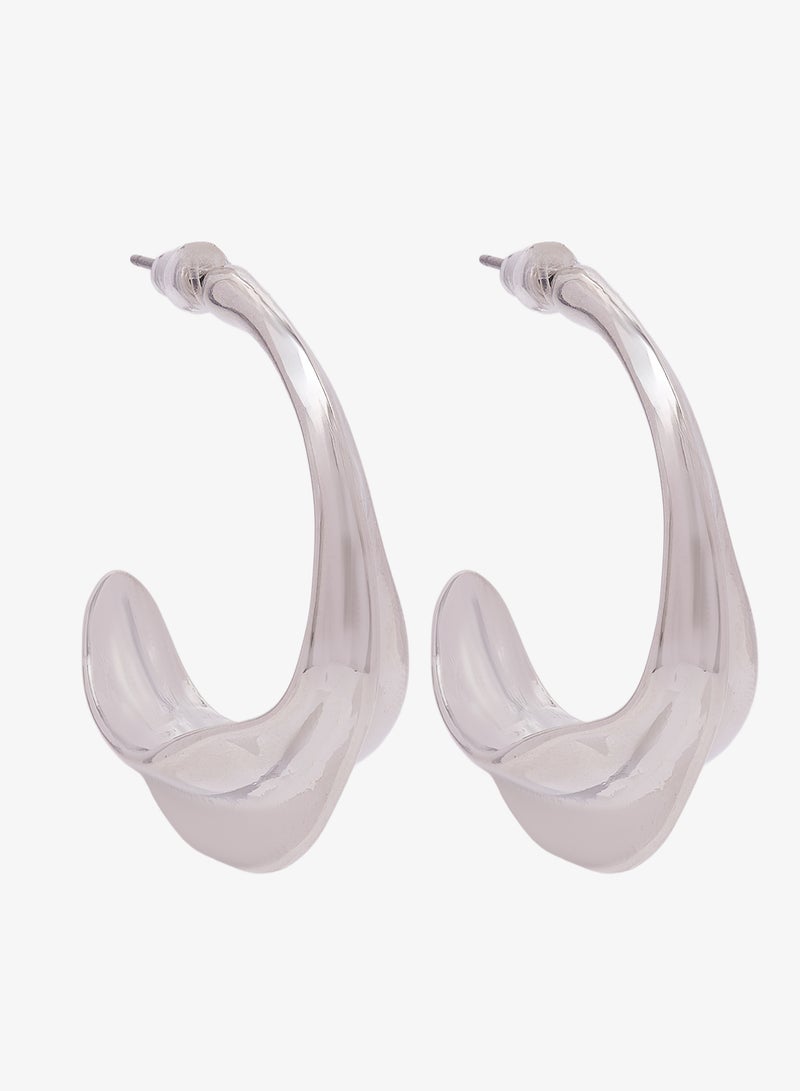 Ginger Chunky Gold Hoop Earrings - Image 1