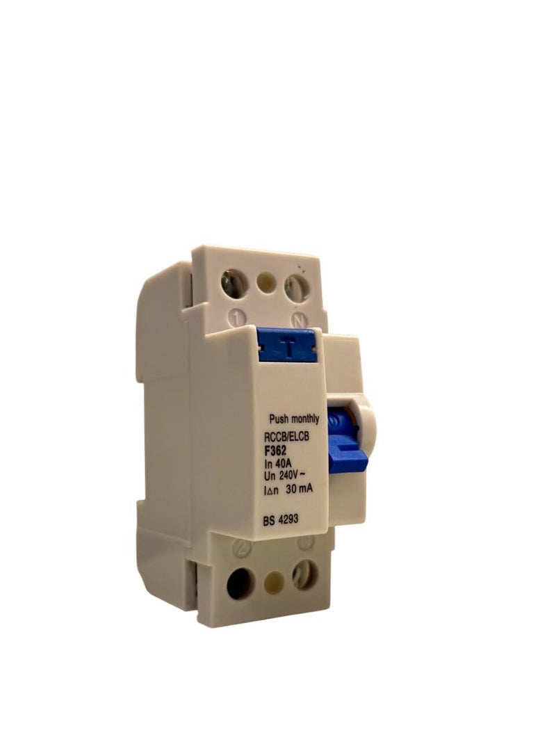 Residential Current Circuit Breaker 40A 2pole 30mA ELCB 