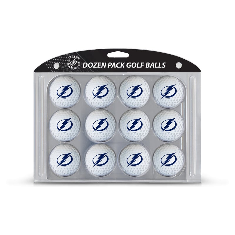 Team Golf NHL Tampa Bay Lightning Golf Balls, 12 Pack Dozen Regulation Size Golf Balls, 12 Pack, Full Color Durable Team Imprint - Image 4