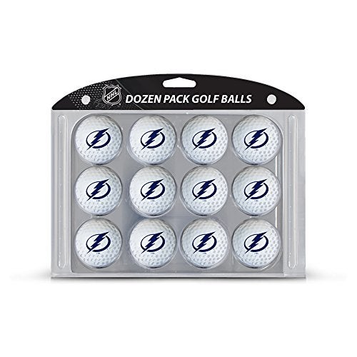 Team Golf NHL Tampa Bay Lightning Golf Balls, 12 Pack Dozen Regulation Size Golf Balls, 12 Pack, Full Color Durable Team Imprint - Image 1