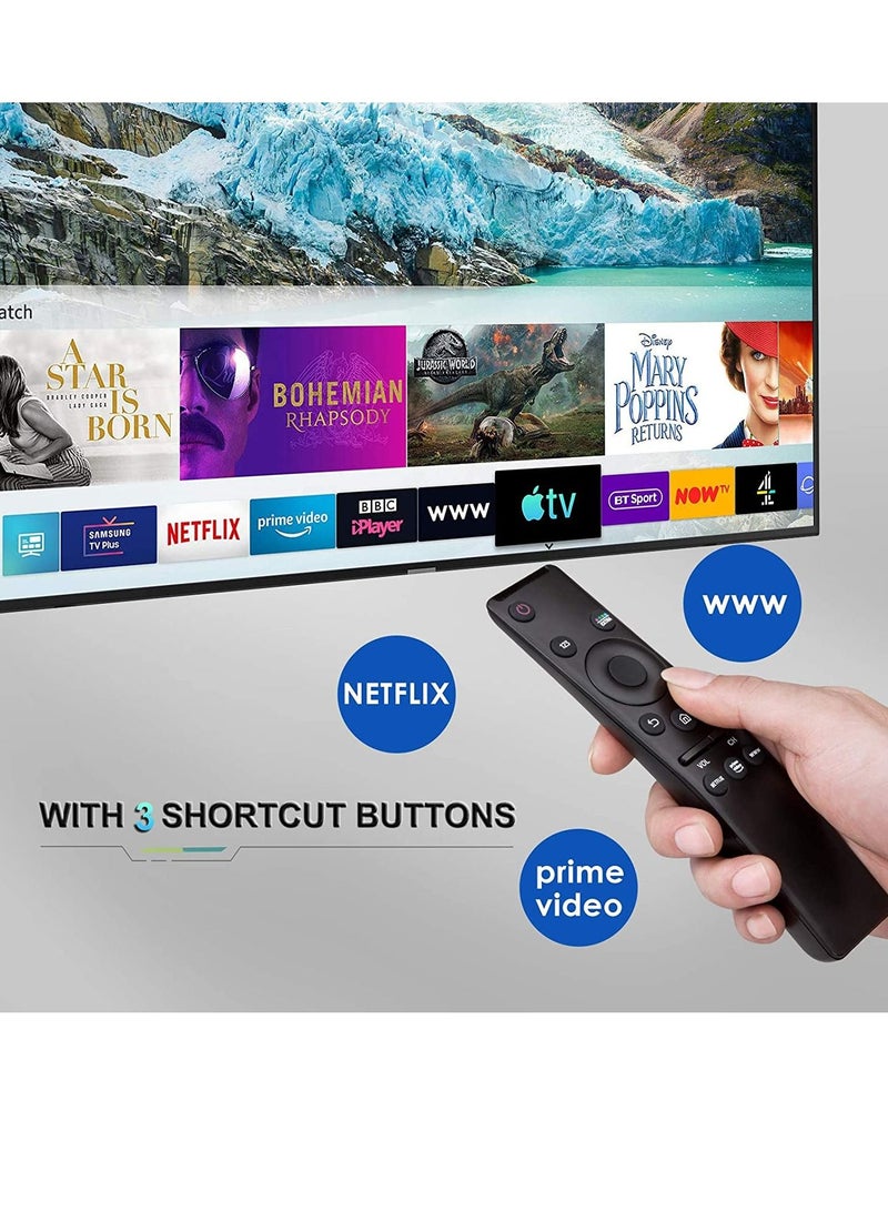 Universal Remote Control Compatible for All Samsung TV LED QLED UHD SUHD HDR LCD Frame Curved Solar HDTV 4K 8K 3D Smart TVs, with Buttons for Netflix, Prime Video - Image 3