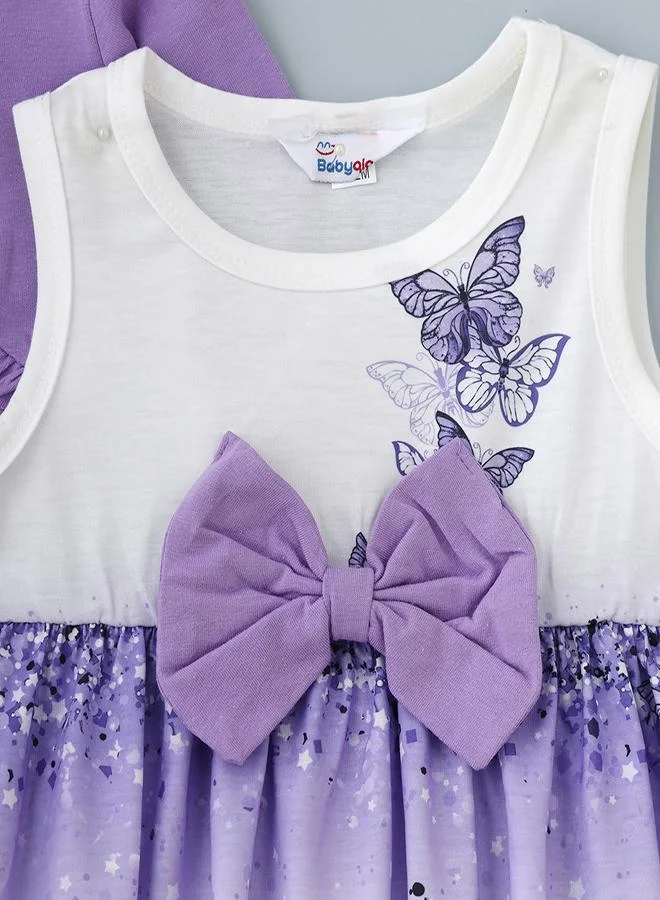 babyqlo Butterfly Bowknot Dress