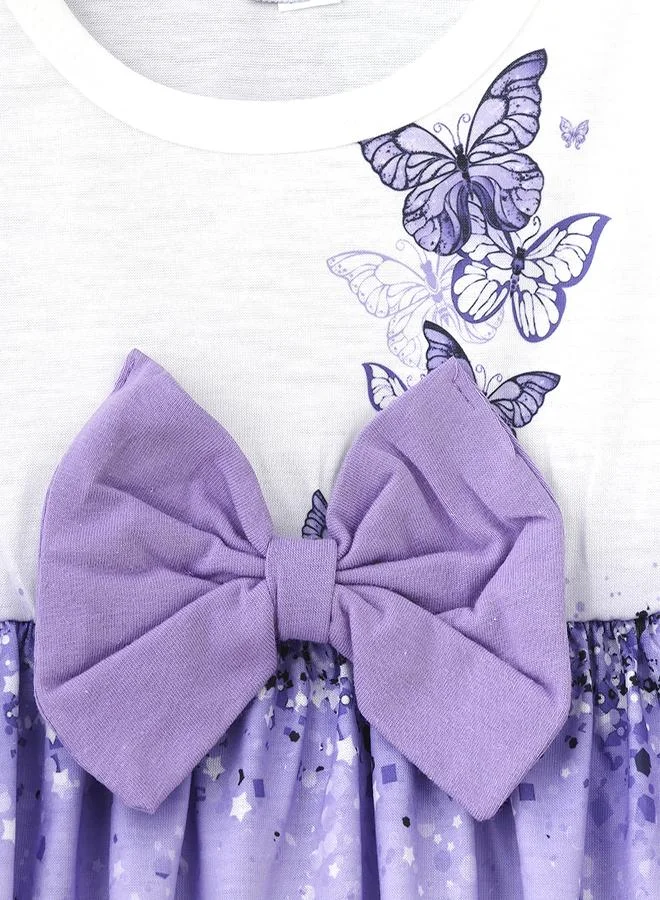 babyqlo Butterfly Bowknot Dress