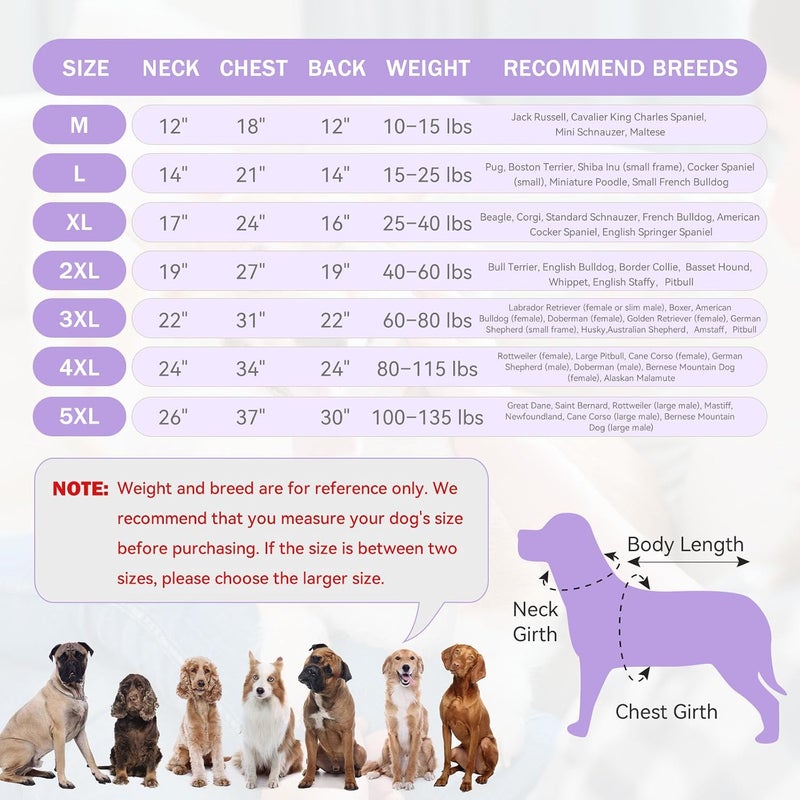 Waoduld 5XL Dog Sweaters for Large Dogs,Extra-Large Dog Hoodie,Cozy Fleece Interior Sweatshirt with Hood & Pocket,Leash Hole,Pet Clothes Sweater Hoodie for Large Dogs,Light Purple&5XL - Image 2