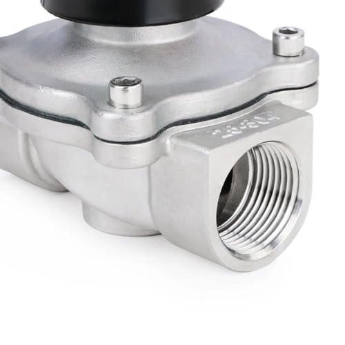 U.S. Solid 1 inch Stainless Steel Electric Solenoid Valve 110VAC Normally Closed Air Water - Image 5