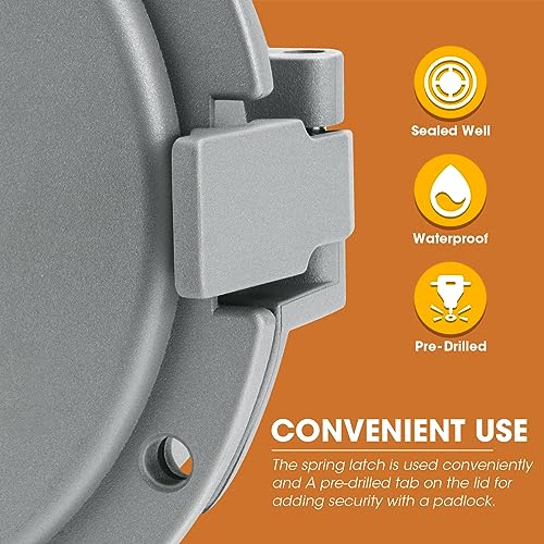 SDSNTE Steel Security Upgraded Conduit Carrier Kit Fit 6 Inch PVC Pipe for Providing Extra Storage on Truck Rack (PVC Pipe Not Included) - Image 4