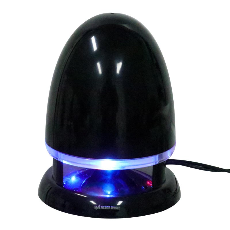 Mini USB Powered Speaker with LED Light 3.5mm Audio Input for Computer Blue - Image 2