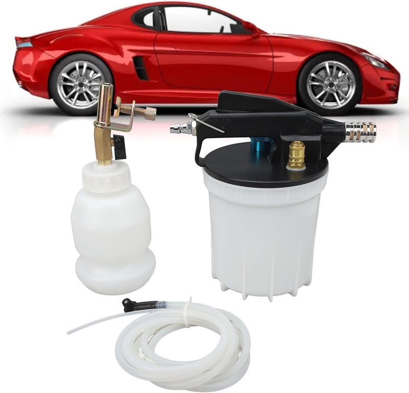 Vacuum Brake Bleeder, 16PCS 2L Air Brake Bleeder Kit with 2L Brake Fluid Extractor and 1L Refilling Bottle, Universal Pneumatic Vacuum Bleeder Tool for Auto Car Truck Use - Image 5
