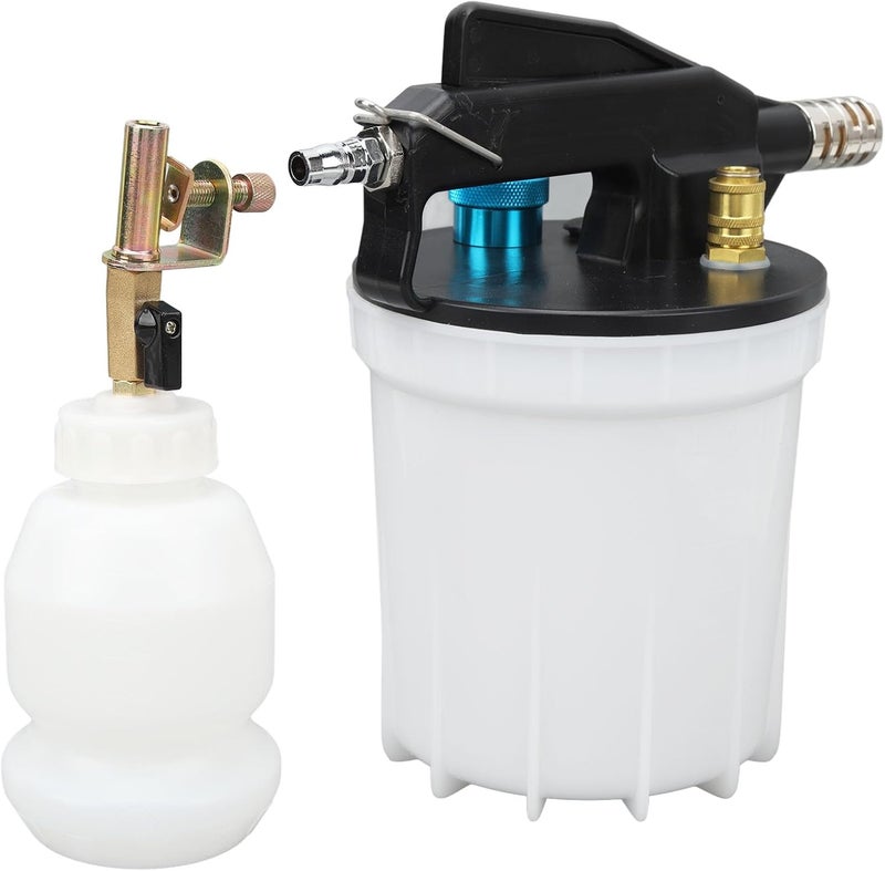 Vacuum Brake Bleeder, 16PCS 2L Air Brake Bleeder Kit with 2L Brake Fluid Extractor and 1L Refilling Bottle, Universal Pneumatic Vacuum Bleeder Tool for Auto Car Truck Use - Image 1