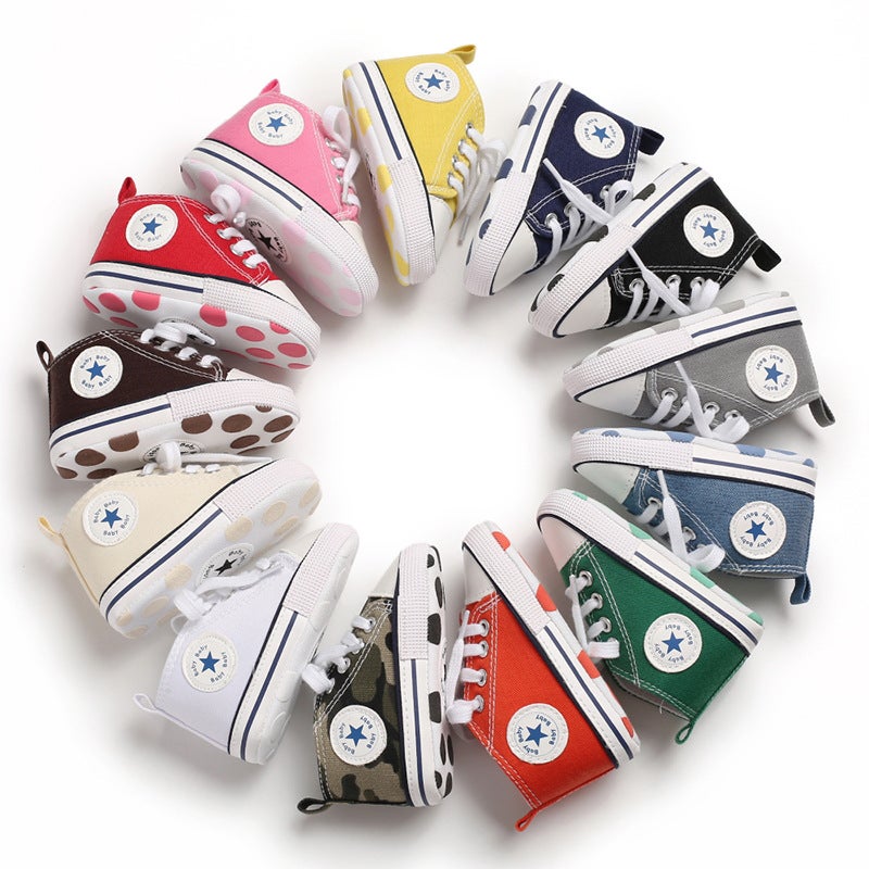 Popular Baby Shoes Baby Shoes Classic Canvas Shoes Children'S Shoes Soft Bottom Toddler Shoes Baby Shoes - Image 5