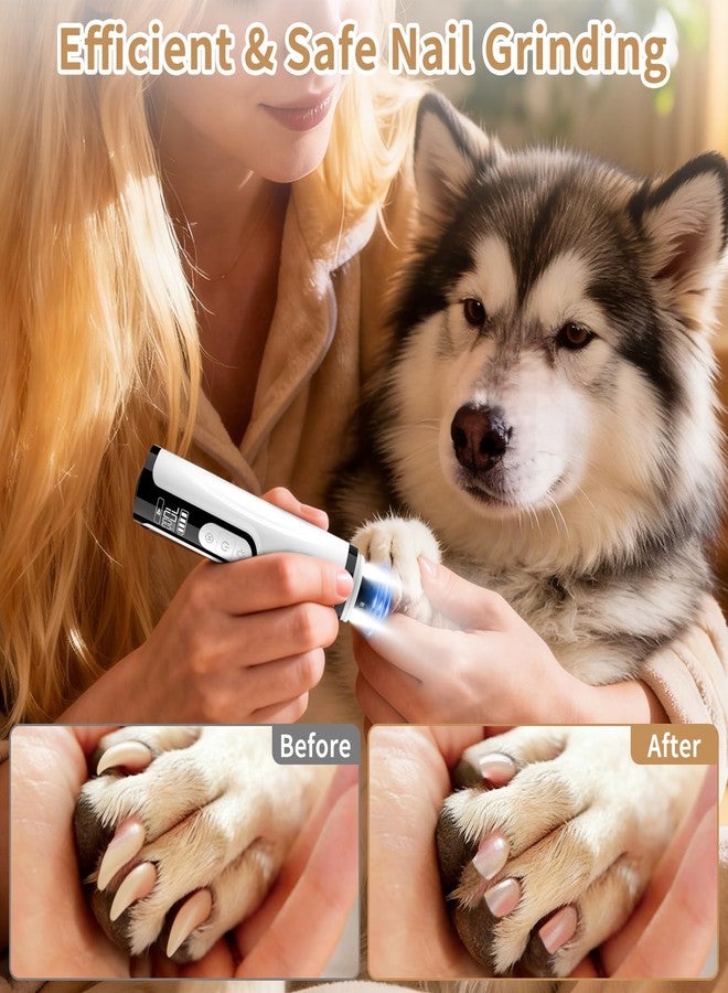 MIRAIWATIMO Dog Nail Grinder, Cordless Grooming Pro Nail Grinder 101 - Image 2