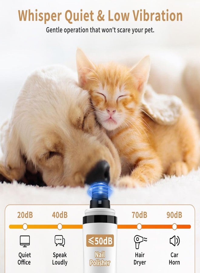 MIRAIWATIMO Dog Nail Grinder, Cordless Grooming Pro Nail Grinder 101 - Image 3