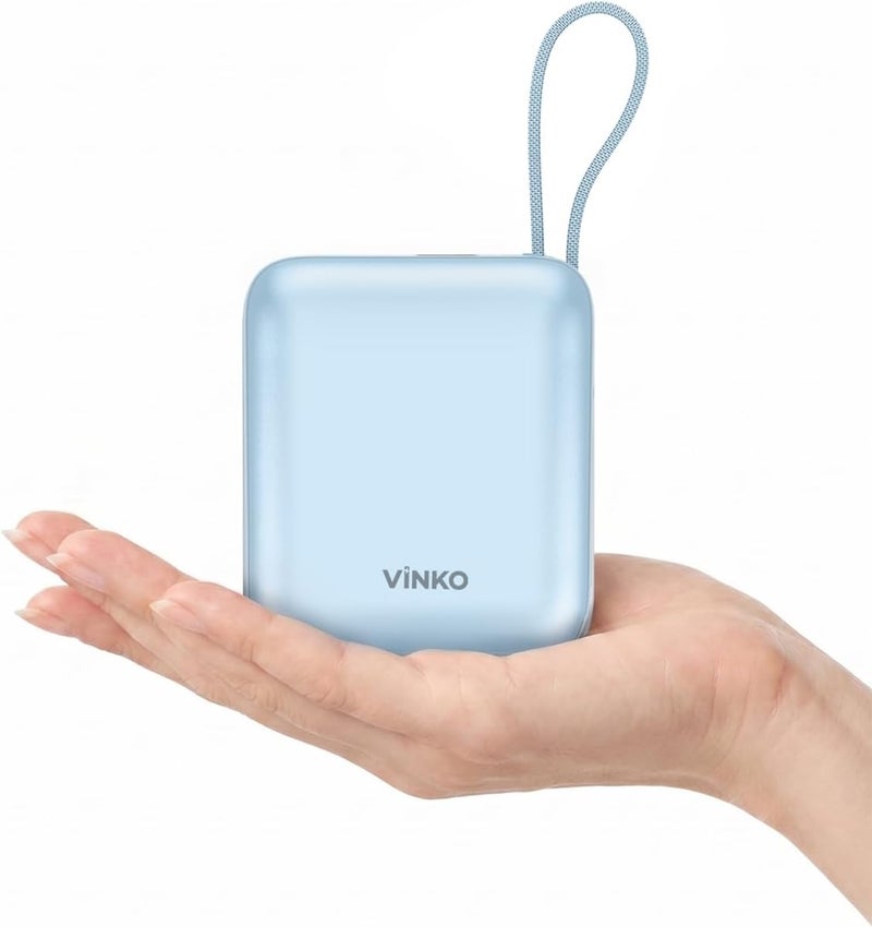 Vinko Power Bank, 22.5W USB C 10000mAh Small Portable Charger, PD Fast Charging Battery Pack, 3 Outputs Phone Charger compatible with iPhone, Samsung, Pixel, AirPods and iPad - Image 1