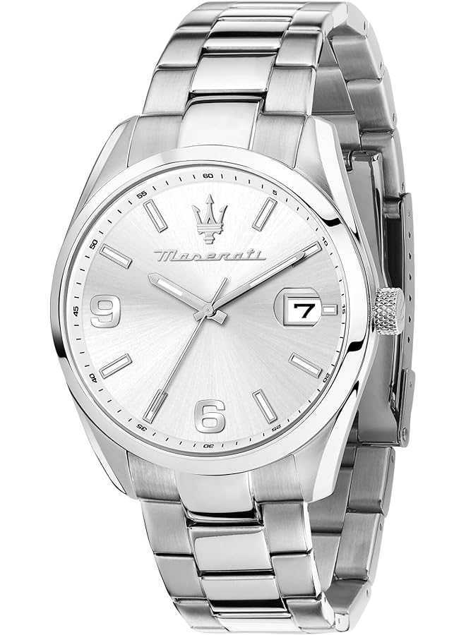 مازيراتي ساعة Attrazione R8853151014 للرجال بحركة كوارتز ووقت وتاريخ - Image 1