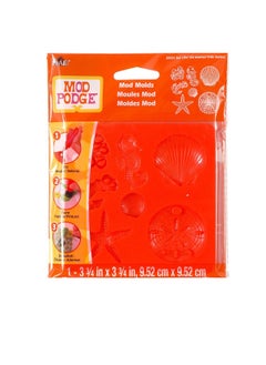 PLAID Mod Mold 3.75in x 3.75in Sea Life  - Image 1