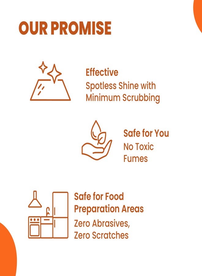 Happi Planet | Kitchen Cleaner | India’s 1st Foaming Formulation for Less Scrubbing | 1.5L | Suitable for Stoves, Chimneys, Counter Tops, Appliances, Walls & Cabinets | Non Toxic & Natural - Image 5