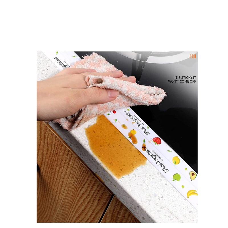 SOLARAE Caulk Tape, Sealant Tape, Self Adhesive Caulk Strip Super Stick Sealing Tape Waterproof Sink Tape, Anti-Mildew Transparent Tape for Kitchen Bathtub Toilet and Wall Corner (3.2M) - Image 2