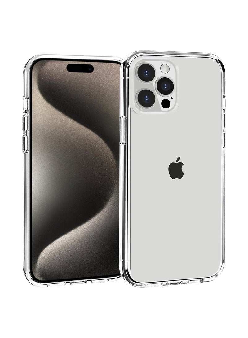 IAF iPhone 15 Pro Clear Case, High Quality Clear Case, Shockproof, Supports Wireless Charging. - Image 1