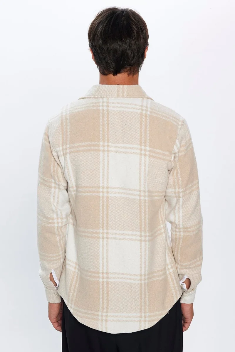 Tudors Men's Slim Fit Slim Fit Lumberjack Plaid Winter Shirt