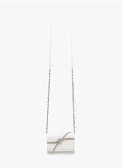 Flora Bella By Shoexpress Girls Embellished Crossbody Bag With Button Closure And Chain Strap  - Image 2