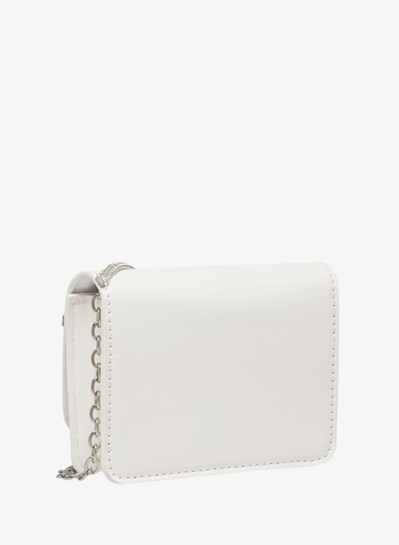 Flora Bella By Shoexpress Girls Embellished Crossbody Bag With Button Closure And Chain Strap - Image 3