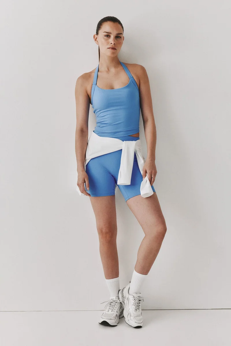 H&M  Halterneck sports vest top with SoftMove™ for Women | Best Price UAE