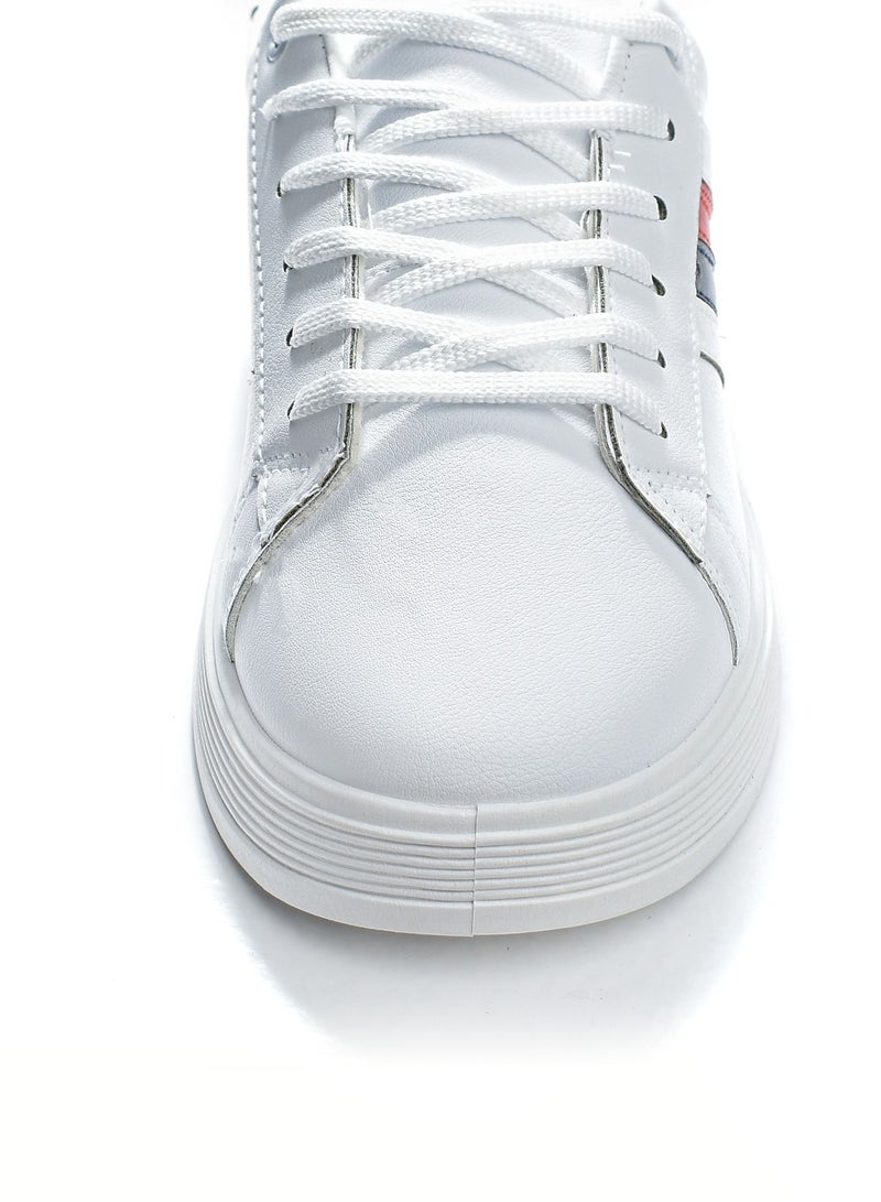 Side Colored Fashion Flat Sneakers For Men