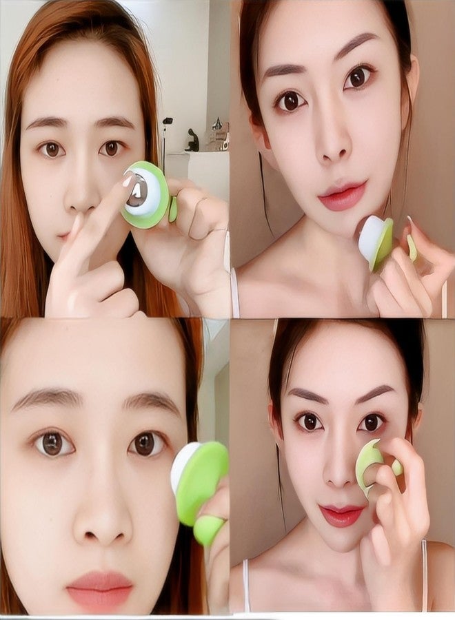 KINTEGOOD 2 Pack Mini Potted Plant Eye and Face Massage Roller, Handheld Desk Decor Roller Ball for Neck and Body - Image 3